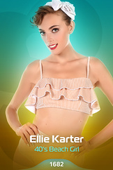 Ellie Karter - 40's Beach Girl